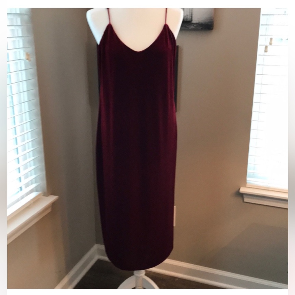 Evereve Allison Joy Red Velvet Dress